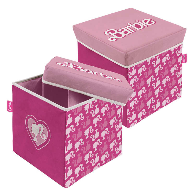 Cube De Rangement Pliable Avec Couvercle Barbie