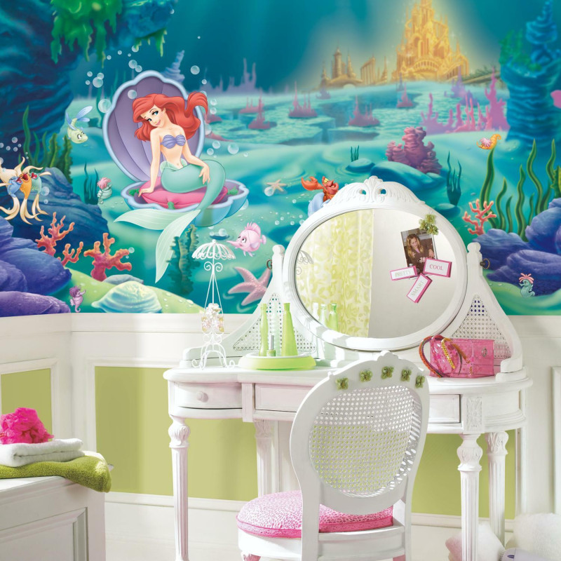 Papier Peint Panoramique Encoll Disney Princesse Ariel La Petite