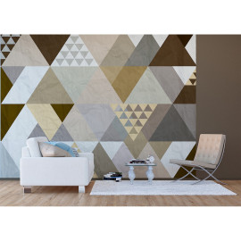 Poster Thème Triangles - 360 x 270 cm