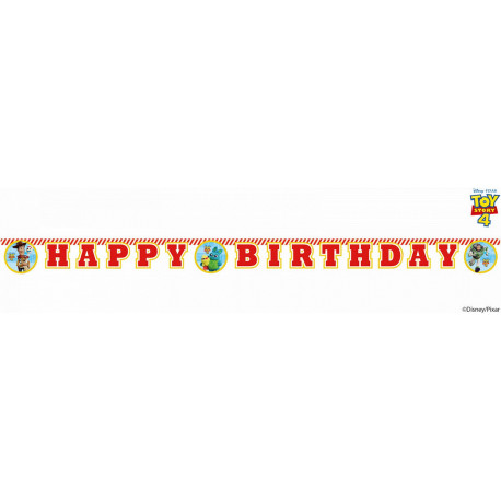 Guirlande en papier Toy Story "Happy Birthday" 200cm