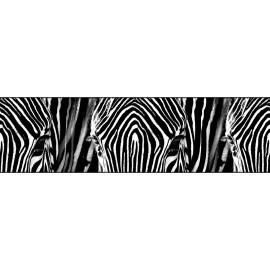 Frise auto-collante Zebra - 1 rouleau de 14 cm x 500 cm