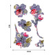 Sticker Blossom - 1 planche 42,5 x 65 cm