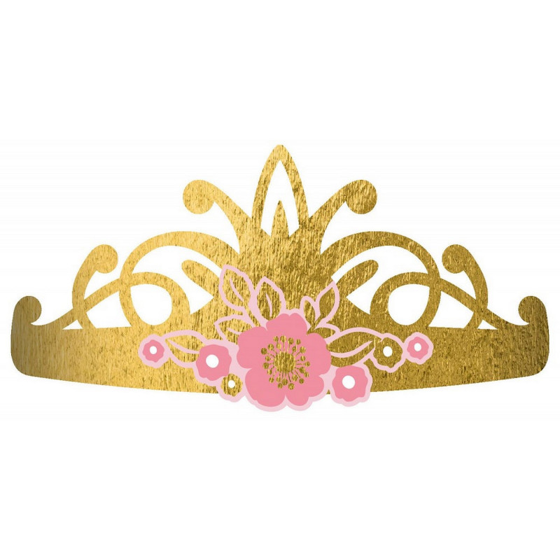Diadème de princesse rose et argent - Jour de Fête - Princesses ou