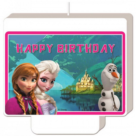 Bougie d'anniversaire Disney La Reine des Neiges