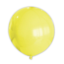 Ballon jaune 80 cm 