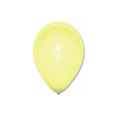 12 Ballons jaune clair 28 cm