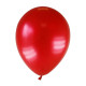 12 Ballons métallisés rouges foncés 28 cm