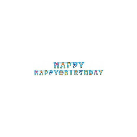 Guirlande joyeux anniversaire pastel - La Poste