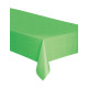 Nappe rectangulaire en plastique vert citron 137 x 274 cm