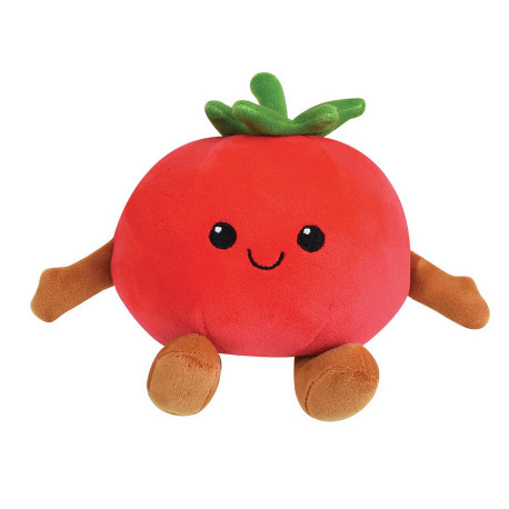 Peluche fruity's bean bag tomate rouge - Hauteur 11 cm