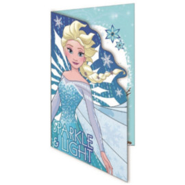 Cartes de vœux et Invitation Disney la reine des neiges sparkle et light + enveloppe 