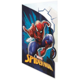  Cartes de vœux et Invitation Disney Marvel Spiderman + enveloppe 