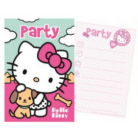 Carte de vœux et Invitation de fête Hello Kitty 