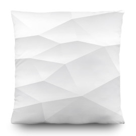 Coussin blanc créatif - 45 cm x 45 cm