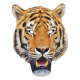 Masque en carton - animal visage Tigre 27 cm