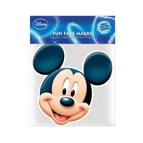Masque en carton - visage Disney tête de mickey 27 cm