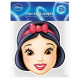 Masque en carton - visage Disney princesse blanche-neige 27 cm