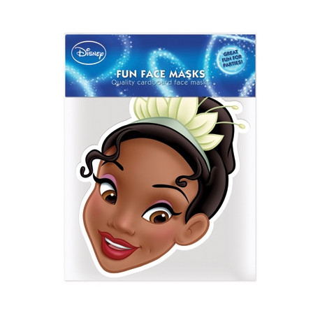 Masque en carton - visage Disney princesse et la grenouille 27 cm