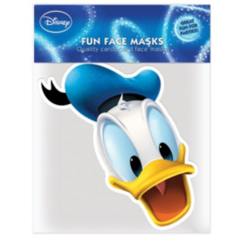 Masque en carton - visage Disney tête de Donald duck 27 cm