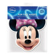 Masque en carton - visage Disney tête de Minnie Mouse 27 cm
