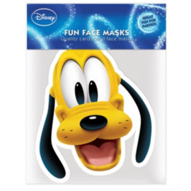 Masque en carton - visage Disney tête de Pluto 27 cm