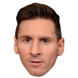 Masque en carton - Football Lionel Messi