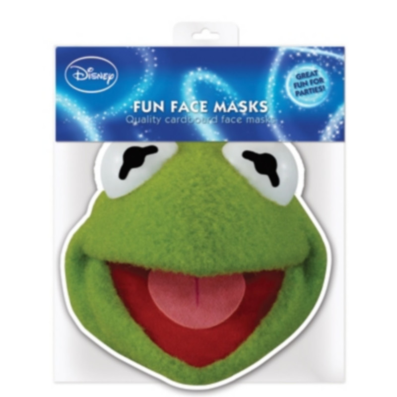 Masque carton kermit la grenouille Muppet Show