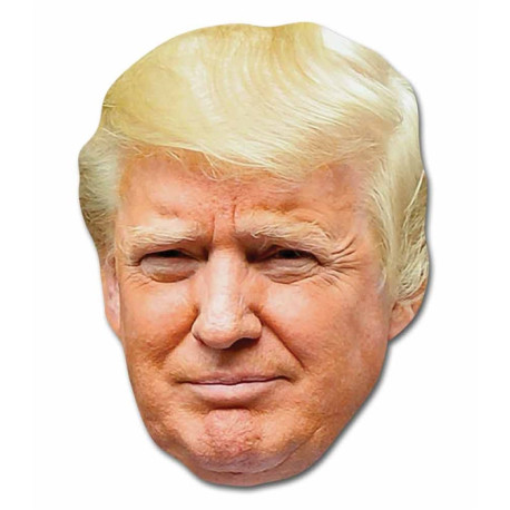 Masque en carton - Homme Politique Donald Trump