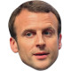 Masque en carton - Homme Politique Emmanuel Macron