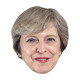 Masque en carton - Femme Politique Theresa May