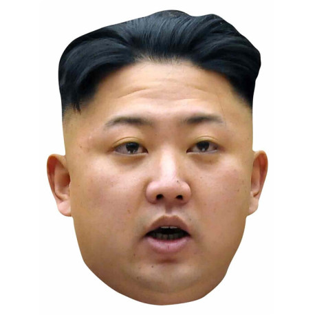 Masque en carton - Homme Politique Kim Jong-Un