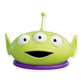 Masque en carton - visage Disney toy story alien 27 cm