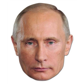 Masque en carton - Homme Politique Vladimir Poutine