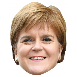 Masque en carton - Homme Politique Nicola Sturgeon