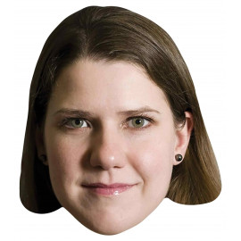 Masque en carton - Femme Politique Jo Swinson