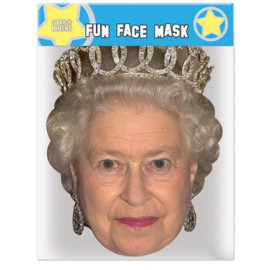 Masque en carton - Famille Royale Reine Elisabeth