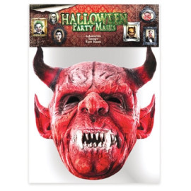 Masque en carton - Halloween Diable