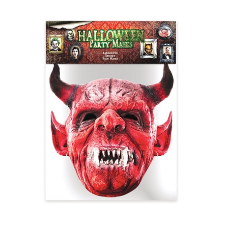 Masque en carton - Halloween Diable