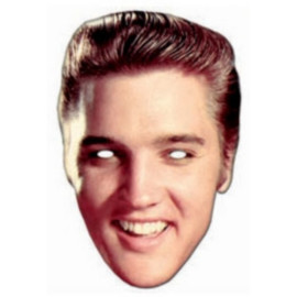 Masque en carton Elvis Presley rock and roll