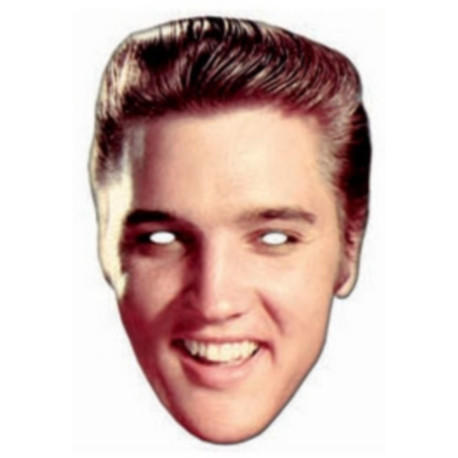 Masque en carton Elvis Presley rock and roll