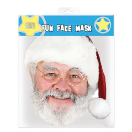 Masque en carton - Masque du Père Noël