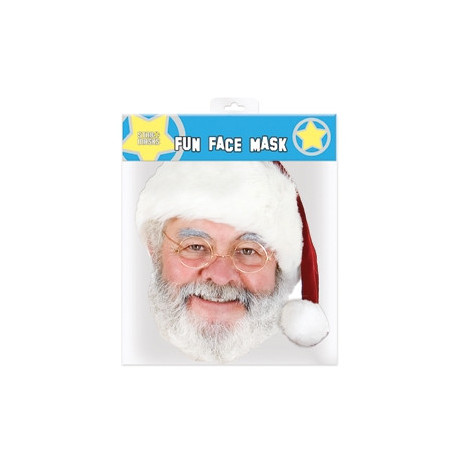 Masque en carton - Masque du Père Noël