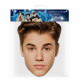 Masque en carton - Artiste Justin Bieber 