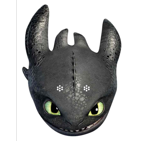 Masque en carton - Dragons 2 Krokmou dreamworks
