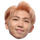 Masque en carton - Groupe de Musique KPOP BTS RM "Rap Monster" Kim Nam-joon