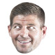 Masque en carton - Sportif Entraineur et Ancien Footballeur Steven Gerrard