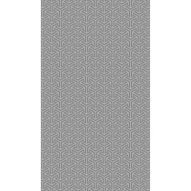 Rideau occultant forme géométrique sur fond gris - 140 cm x 245 cm
