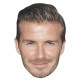 Masque en carton - Sportif Ancien Footballeur David Beckham