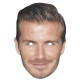 Masque en carton - Sportif Ancien Footballeur David Beckham