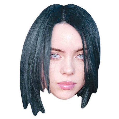 Masque en carton - Artiste Chanteuse Billie Eilish